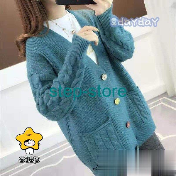 カーディガン レディース 秋冬 40代 20代 ニットカーディガン ロングカーディガン カットソー ...