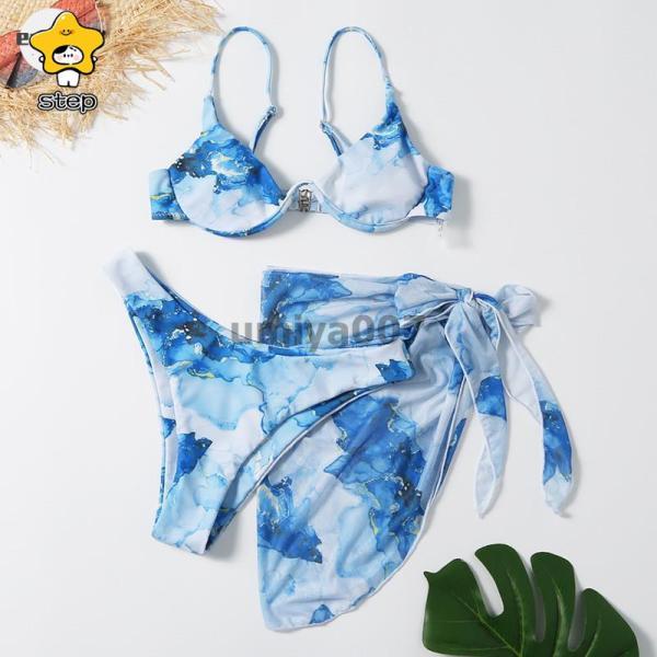 水着 レディース ビキニ 水着セット スイムウェア  ホルターネック セパレート パッド付き ワイヤ...