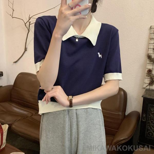 レディース　　シャツ　レディースTシャツ　春夏　半袖　シャツ　トップス　インナー　カジュアル　吸汗　...