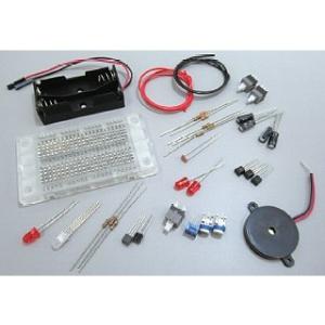 エレキット 50-361 電子回路の実験フルセット （ 透明ブレッドボード実験セット）