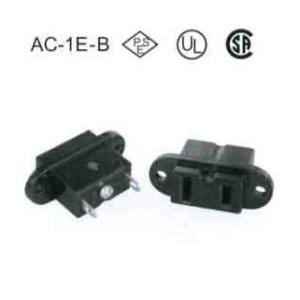 EDK  エコー電子　 AC-1E-B   ( AC OUTLET  ) ( 5個セット )