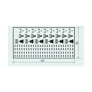 サンハヤト 基板  ICB-053   シール基板　チップCRパターン2種類・チップTr3種類（0....
