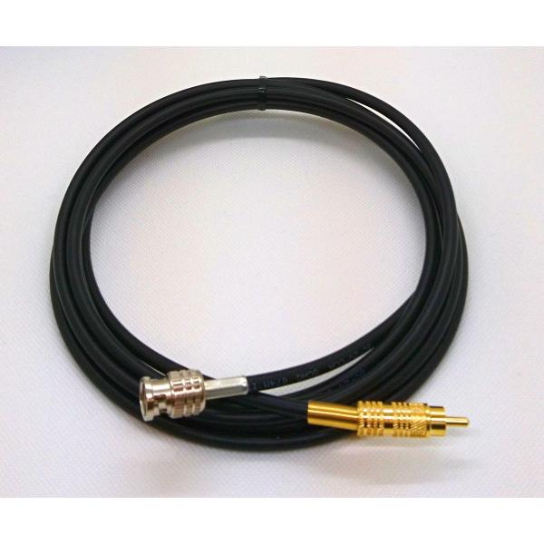 RCA-BNC変換ケーブル RCA-BNC-3C2V（同軸線タイプ 3C2V）（RCAオス-BNCオ...