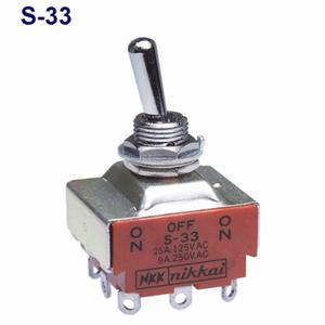 日本開閉器工業 NKK スイッチ  S-33-J (S-33の後継モデル)