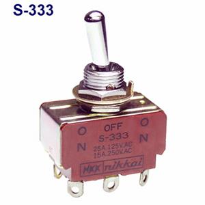 日本開閉器工業 NKK スイッチ  S-333-J (S-333の後継モデル)