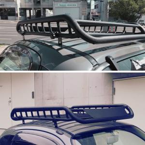 ルーフラック アルミ ブラック 軽自動車 軽 小型 ミニ 組立不要 ルーフ 