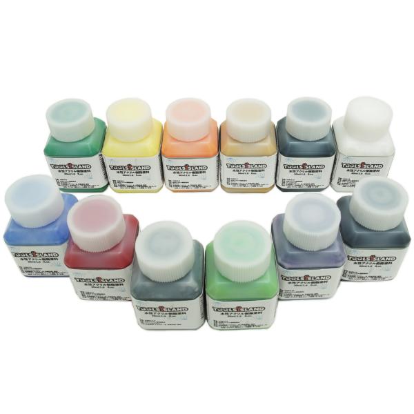エアブラシ 塗料 水性 絵の具 塗装 アクリル エアブラシペイント エアブラシインク プラモデル 3...