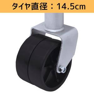 トレーラージャッキ ダブルホイール トレーラー...の詳細画像1