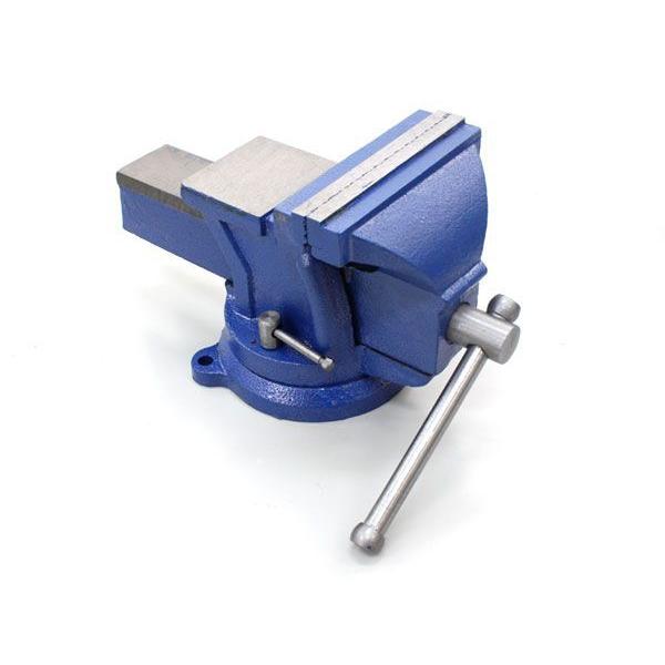 回転式 リードバイス ベンチバイス 125mm 7.8Kg バイス バイス台 万力 固定