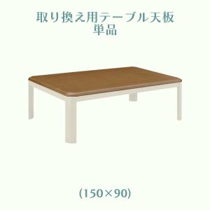 こたつテーブル天板 テーブル天板 こたつ天板単品 こたつ コタツ 座卓 幅150cm 奥行き80cm 高さ2.7cm 長方形 UV塗装｜stepone2008