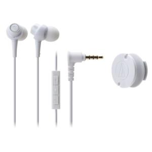 audio-technica dip カナル型イヤホン iPod/iPhone/iPad専用 ホワイト ATH-CKL203i WH｜steponemarket2