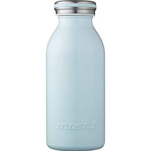 水筒 真空断熱 スクリュー式 マグ ボトル 0.35L ターコイズ mosh! (モッシュ!)｜steponemarket2