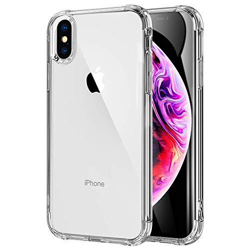 iPhone X ケース iPhone XS ケース クリア 耐衝撃 透明 ソフト TPU 耐久 シ...