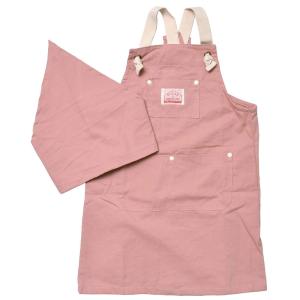 オーシャンアンドグラウンド エプロン セット COOKDAY キッズ ジュニア PK ピンク Mサイズ 1918003｜steponemarket2