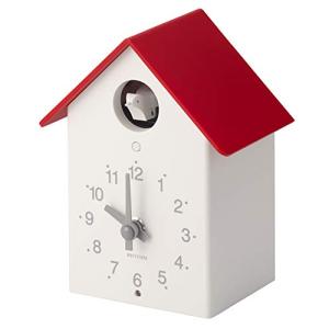 リズム(RHYTHM) 置き時計 掛け時計 兼用 ふいごカッコー R797 赤 18.5x14.6x10.7cm RHYTHM PLUS 4RH797｜steponemarket2