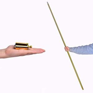 Doowops アピアリングケーン 金色 140cm マジック アピアリングケーン 手のひらから突然に ステッキが出現 伸びて飛び出る 舞台マジック道