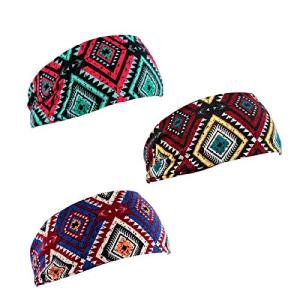 TENGFENG ヘアバンド メンズヘッドバンド 汗吸収 スポーツ - 広幅 快適な汗止めバンド 男女兼用 速乾 ターバン風ヘアバンド ランニング サ