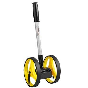 Firecore ロードメジャー 距離測定器 読みやすいカウンター ウォーキングメジャー ロードカウンター 10cm〜9999.9m 小型車輪 軽量