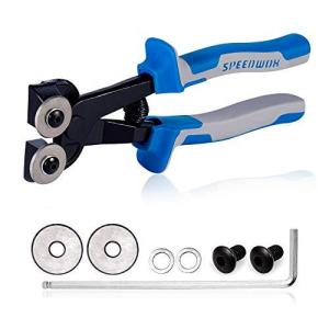 SPEEDWOX タイルニッパー 替え刃付き セット ローラーニッパー タイル喰切 高級超硬合金チップ モザイク 切断 ガラスカッター タイルカッター