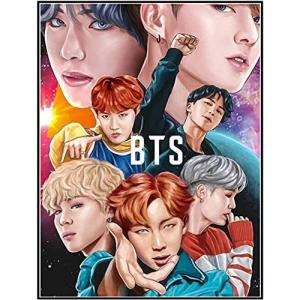 防弾少年団 5D Diyのダイヤモンド塗装キット ダイアモンドビーズ絵画 刺繍キット 塗装 ダイヤモンドアート初心者 全面貼り付けタイプ ビーズアート