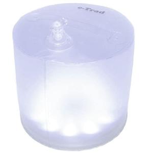 空気ランタン LEDライト ソーラー充電 半透明タイプ 直径12.5cm 超軽量 折りたたみ式 LANTH-021