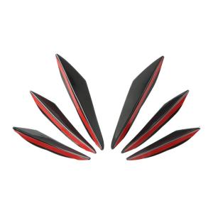 汎用 カナード フロント カーボン バンパー ガード プロテクター スポイラー