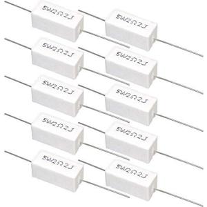 オーディオファン セメント抵抗 5W 2.2Ω 許容±5% 10個セット