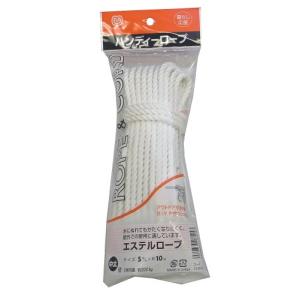 まつうら工業 ポリエステル製 ロープ 太さ5mm 長さ10m