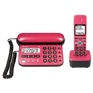 パイオニア TF-SD15S デジタルコードレス電話機 子機1台付き/迷惑電話防止 チェリーピンク TF-SD15S-CP