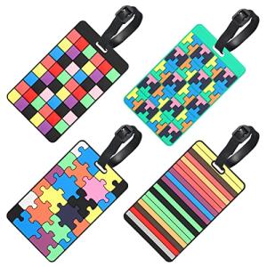 Hitchlike 荷物タグ 4個セット スーツケースタグ ネームタグ