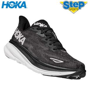 ホカ オネオネ ランニングシューズ クリフトン 9 1127896-BWHT ワイズ：レギュラー(B) HOKA ONEONE CLIFTON 9 【レディース】 厚底 くつ 23FW cat-run｜stepsports