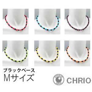 ブラックベース/Mサイズ クリオ インパルス ネックレス CHRIO Impulse Necklace スポーツネックレス STEPSPORTS｜stepsports