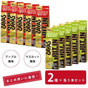 (2種×各5本セット)ピットイン ゼリー (アップル風味/マスカット風味)(CZ5362/CZ5372)