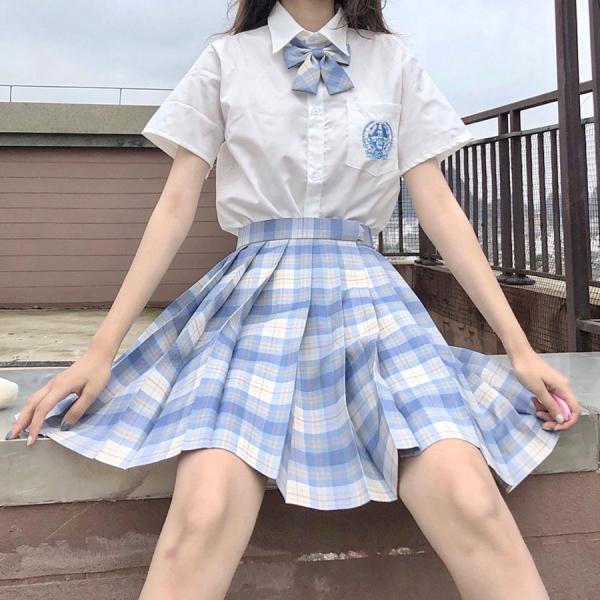 制服 スカート チェック セーラー服 ティーンズエバー 学生服 プリーツスカート コスプレ コスチュ...