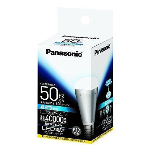 パナソニック 電球 50形 50W相当 LED電球 6.4W(昼光色相当) LDA6DHE17 ×1...