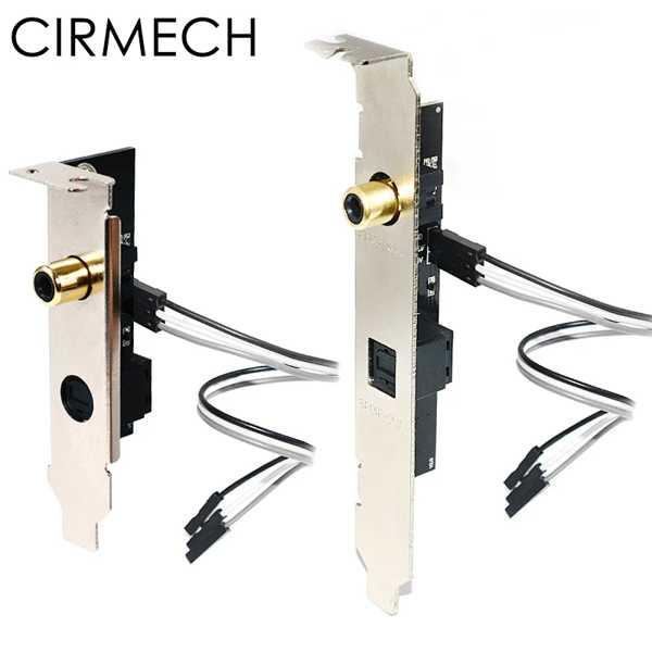 Cirmech-同軸デジタルサウンドカード 24ビット光ファイバ spdifドーターカード デスクト...