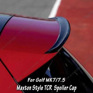 Tcr-フォルクスワーゲンゴルフ7 ゴルフ7.5 mk7 mk7.5 gti gtd r r-line 2012-2020 maxtonスタイルのリアルーフスポイラー