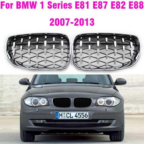 BMW 1シリーズ e81 e82 e87 e88 2007-2013用のブラックヘッジグリル 交換...