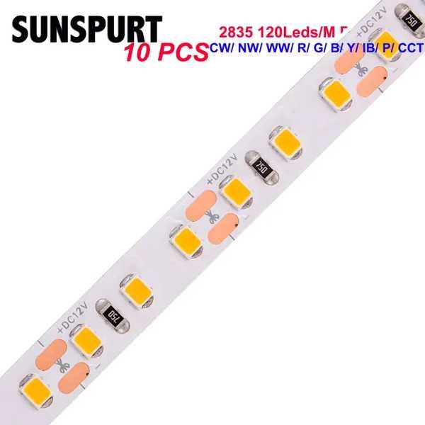 5-100m 120LED/m ledストリップライトpc smd 2835白ledstrip防水D...