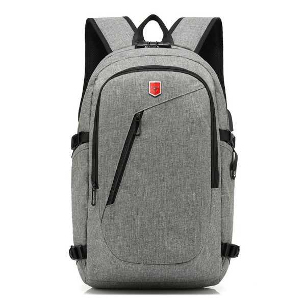 真新しい抗泥棒の usb 充電 bagpack 男性 15.6 インチノートパソコンのバックパック防...