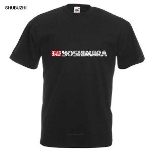 ユニセックス半袖バイカーTシャツ ヨシムラエキゾースト モーターサイクルライダー ファッショナブル ラウンドネック カスタムデザイン｜sterham0021