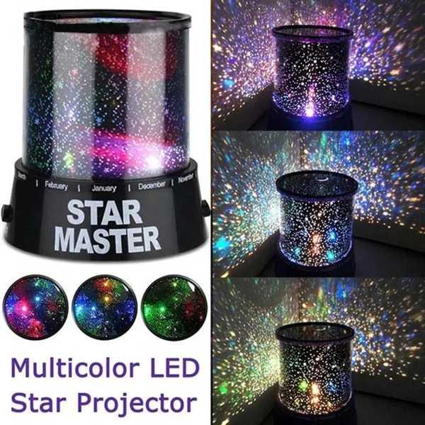 星空の夜のプロジェクターランプ LED 創造的な3Dスターランプ バッテリー駆動 部屋の装飾 テーブ...