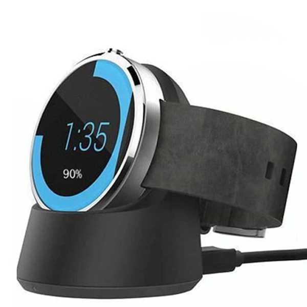 Motorola-ステンレス鋼充電ケーブルを備えたスマート時計 qi用のワイヤレスヘッドフォン