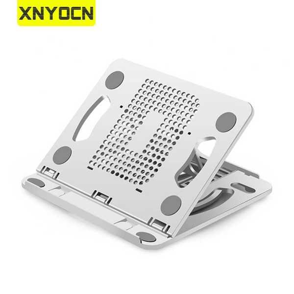 Xnyocn-デスクトップおよびノートブックスタンド アルミニウムサポート ラップトップおよびPC用...