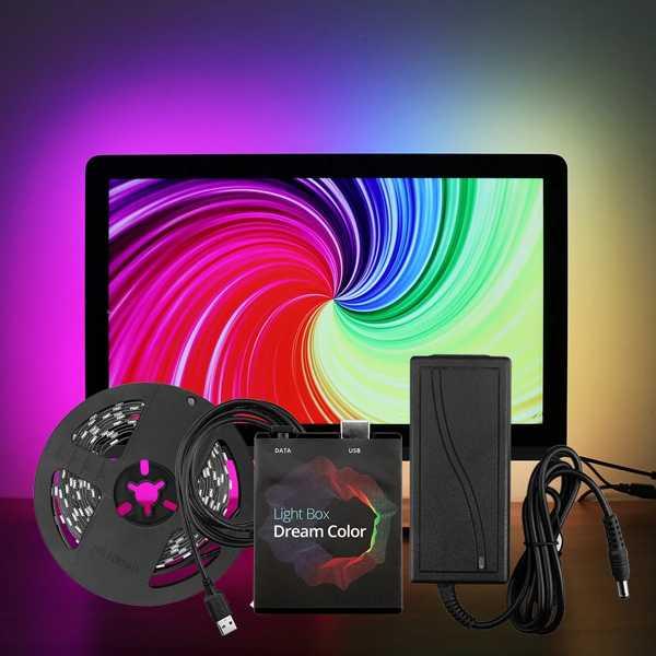 WS2812B usb ledストリップライト5050 rgb 1メートル2メートル3メートル4メー...