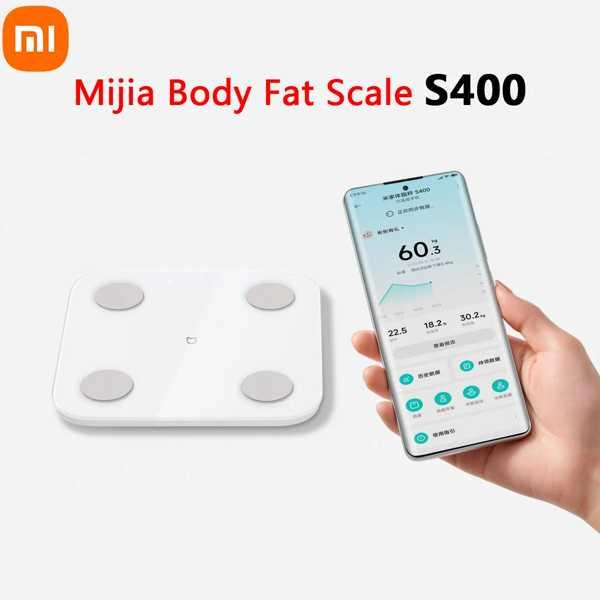 Mijia-体脂肪計Xiaomi-S400 Bluetooth 5.0  LEDディスプレイ 150...