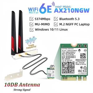10dBi-Wi-Fi用のm.2アンテナ Wi-Fi付きワイヤレスデスクトップアダプター PC用｜sterham0021