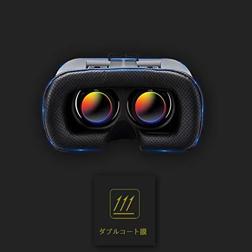 「2020新型」VRヘッドマウントディスプレ モバイル型 瞳孔/焦点距離調節 vrゴーグル ipho...