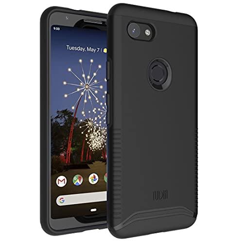 TUDIA 2層保護ケース Google Pixel 3a と互換性があり、「マージ」米軍MIL規格...