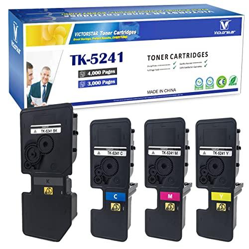 互換トナーカートリッジ TK5241 TK-5241 4色セット VICTORSTAR 黒4000ペ...